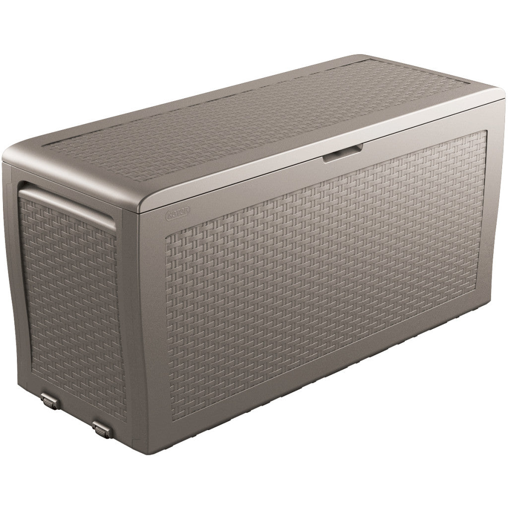 Kerti box Keter Samoa Rattan Box 270L cappuccino