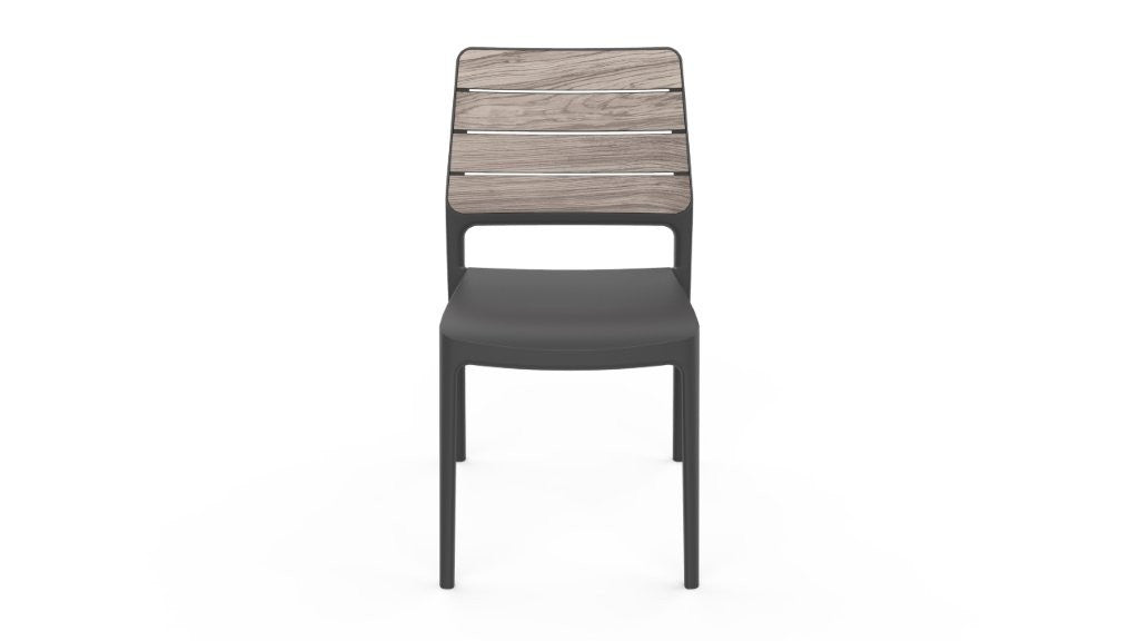 Keter Deco Porto storm grey / grafit kerti szék