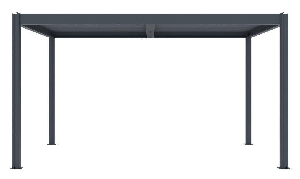 Bioklimatikus pergola G21 Austin 4x3 m, antracit, alumínium