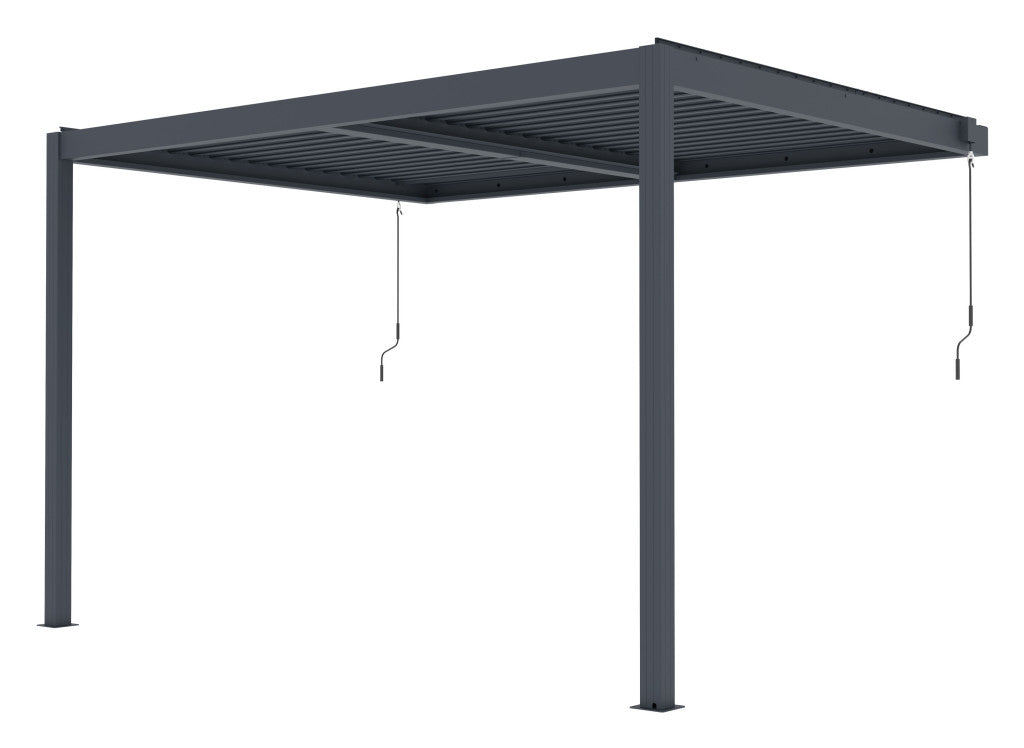 G21 Trenton Premium 4x3 m bioklimatikus pergola, antracit alumínium