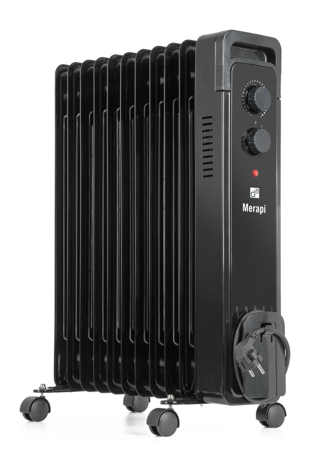 G21 Merapi olajradiátor fekete, 11 elem, 2500 W-3