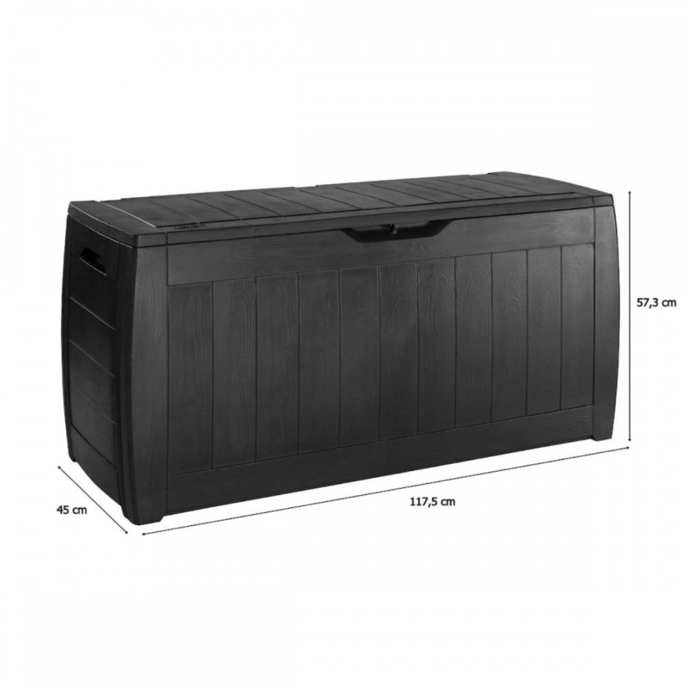 Hollywood műrattan kerti tároló 270L-1