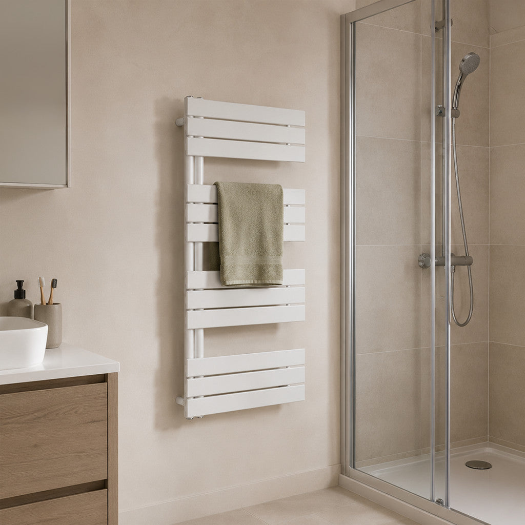 Solaro Design törölközőszárító radiátor 1200x600 mm fehér