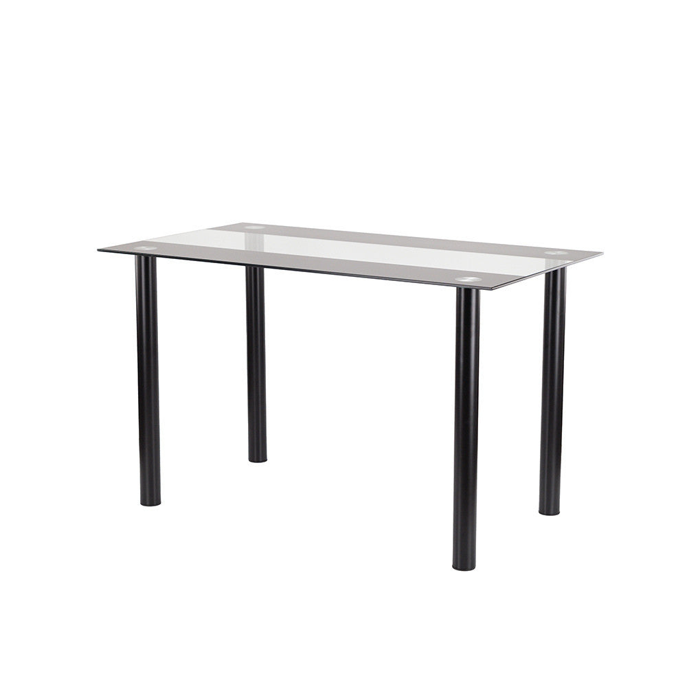 Riona 120 cm szögletes üveg étkezőasztal