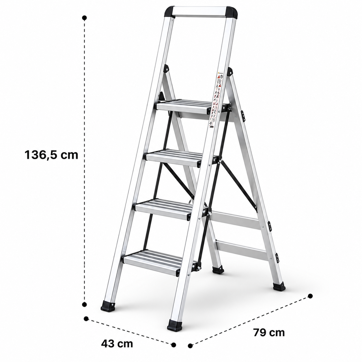 Colonna 4 lépcsős létra