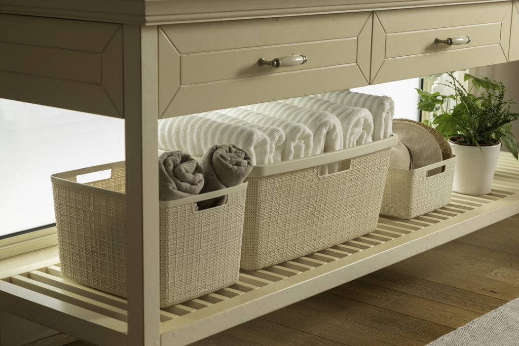 Curver Jute M doboz 12L bézs