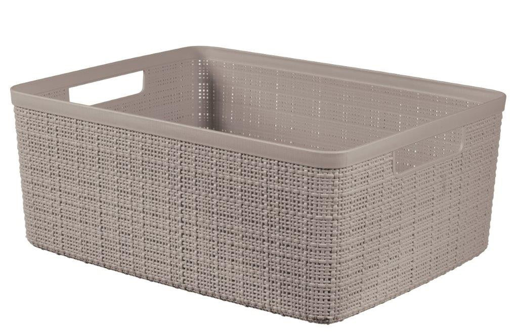 Curver Jute M 12 l taupe tárolódoboz