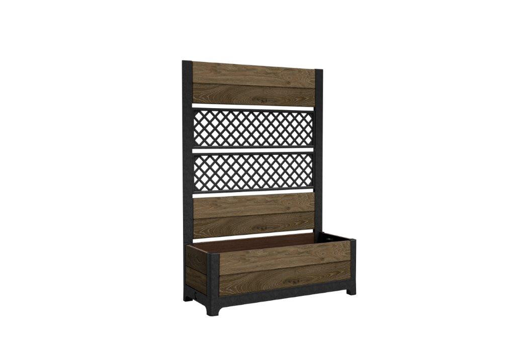 Keter Deco Tulip virágláda Walnut