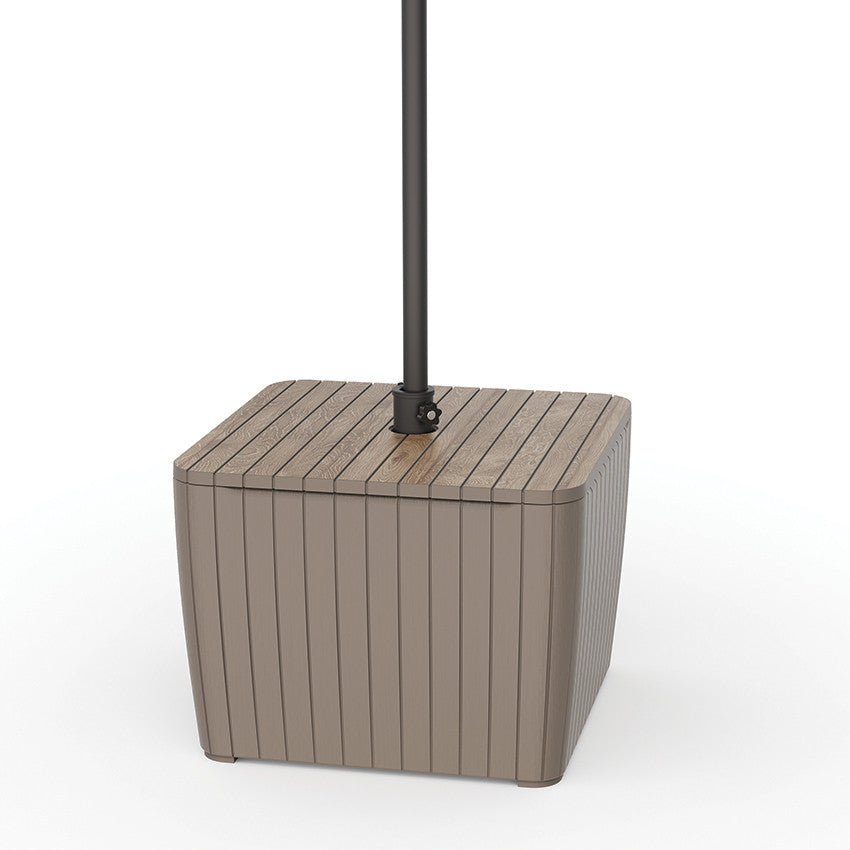 Keter Luzon Deco ashwood / cappuccino kerti asztal