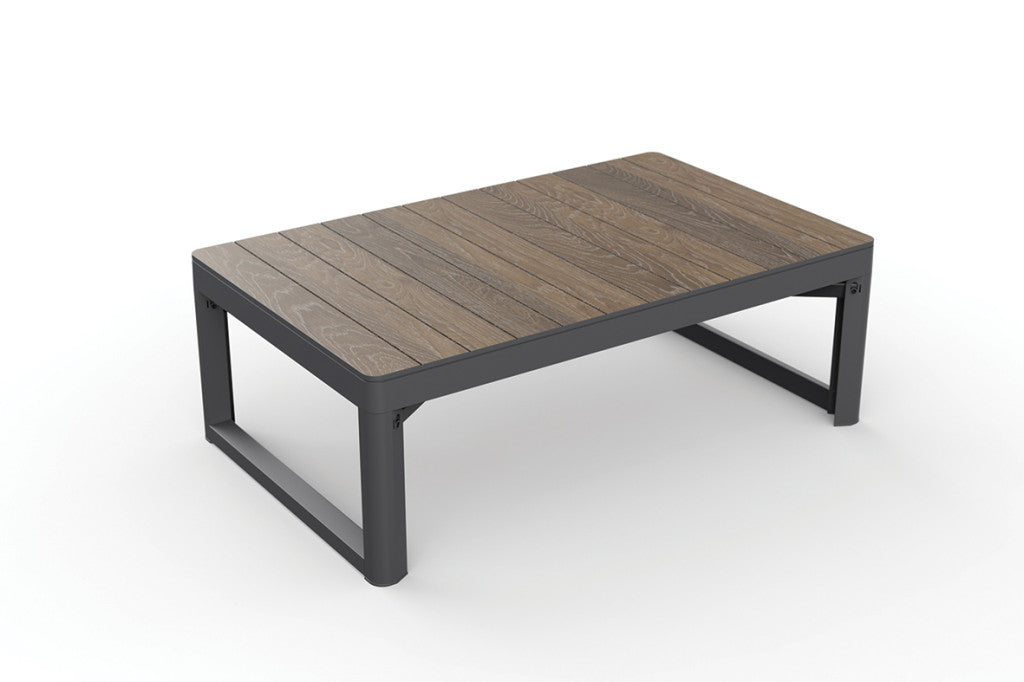 Keter Lyon Deco walnut / grafit kerti asztal