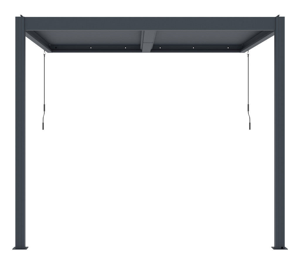 G21 Trenton 3x3 m bioklimatikus pergola, antracit alumínium
