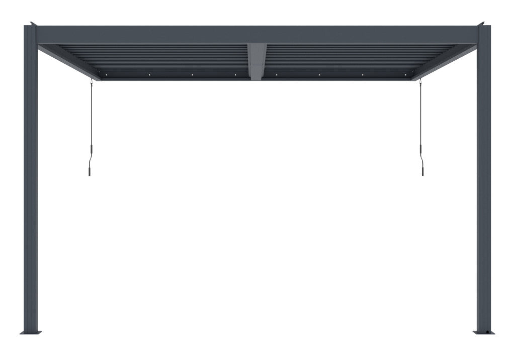 G21 Trenton Premium 4x4 m bioklimatikus pergola, antracit alumínium