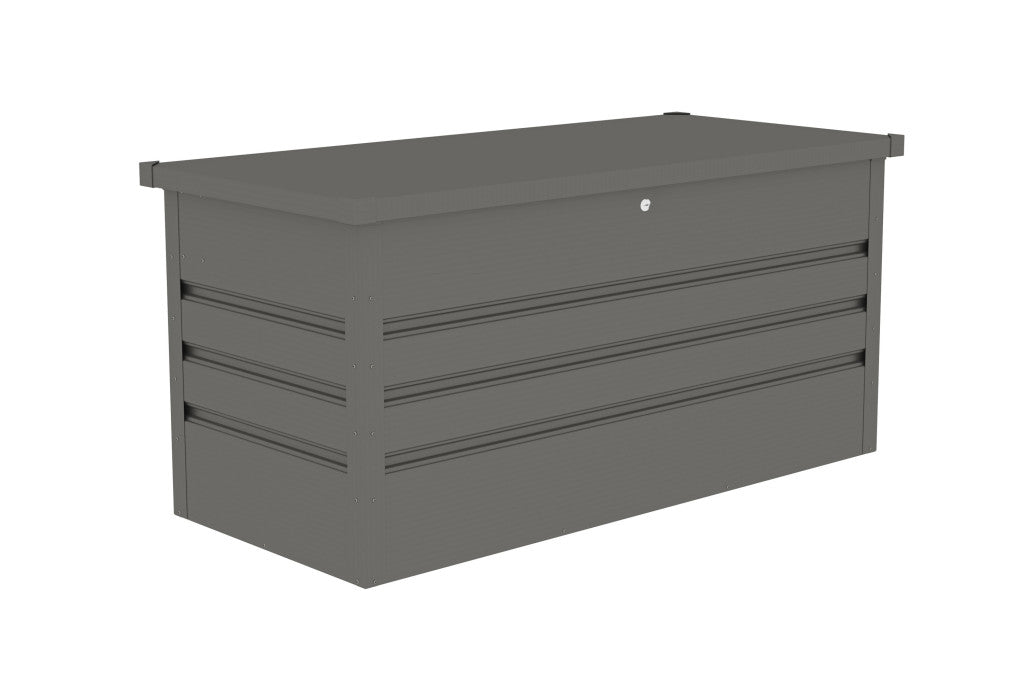 Kerti doboz G21 Denver 400 L, fémszürke