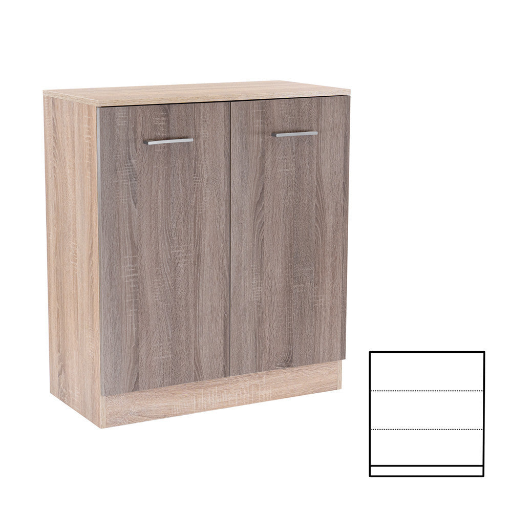 Miami komód 2 ajtós 80x92 cm yorki tölgy-sonoma tölgy-0