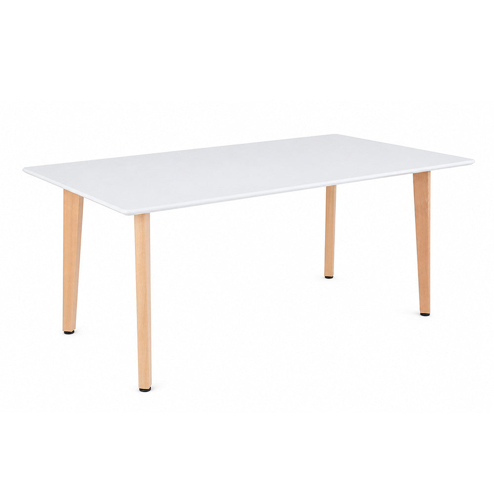 Silla 150 cm szögletes étkezőasztal fehér