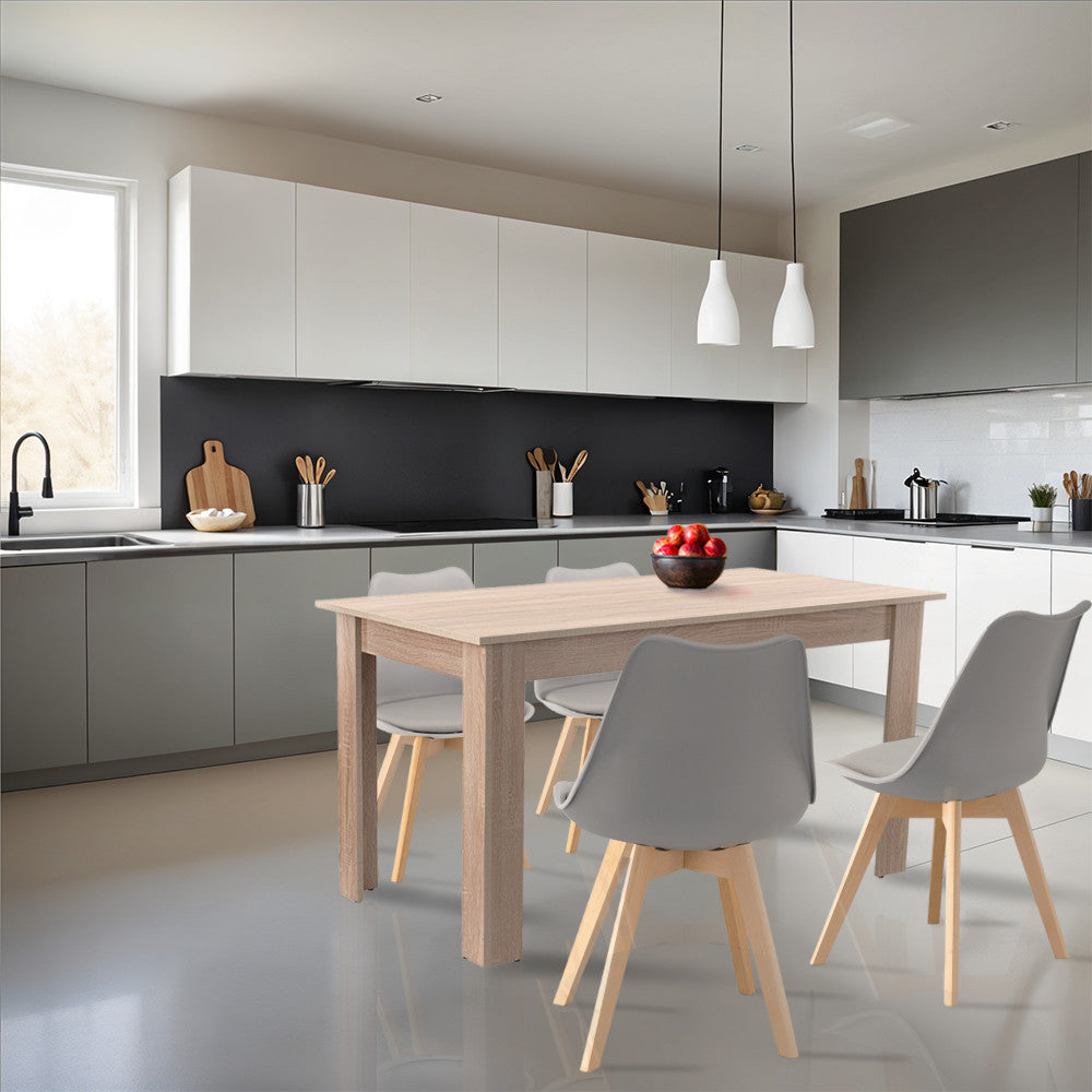 Zara 4+1 étkező garnitúra szürke-sonoma tölgy-1
