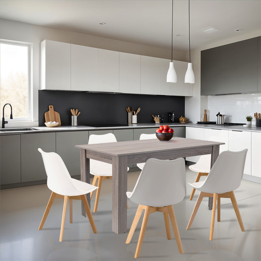 Zara 6+1 étkező garnitúra fehér-yorki tölgy-1